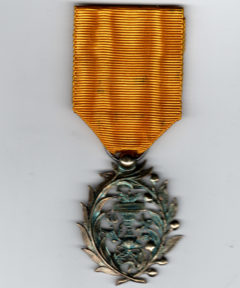 Image de Médaille Ordre du Muniseraphon (Palmes académiques) Argent – Chevalier