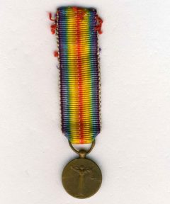 Image de France WWI : Médaille Interalliés de la Victoire – Modèle Charles Red.