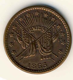 Image de USA : Pièce commémorative Sécession 1865