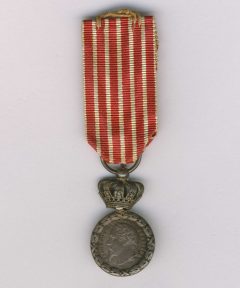 Image de Médaille d’Italie 1859 – 1er Type avec Couronne – Red