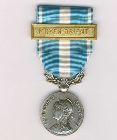 Image de Médaille coloniale : Barrette Moyen Orient