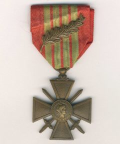 Image de Croix de guerre avec Palme 1939 (Ptt Chiffres)