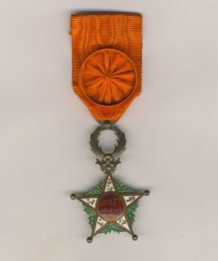 Image de Tunisie : Ordre Ouissam Alaouite officier (vers 1920)