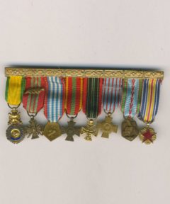 Image de Barrette de Médailles WWII