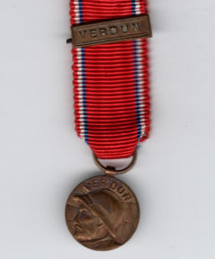 Image de Médaille de Verdun graveur Anonyme (Red)
