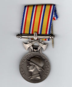 Image de Médaille Sapeur Pompier Officier Arg – M. Guillemin Michel 1968