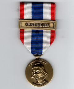 Image de Médaille Protection Militaire du Territoire – Sentinelle