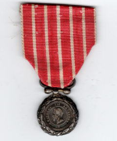 Image de Médaille d’Italie 1859 – 1er type Diam : 21 mm